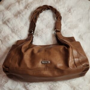 Relic Camel Brown Faux Leather Handbag EUC